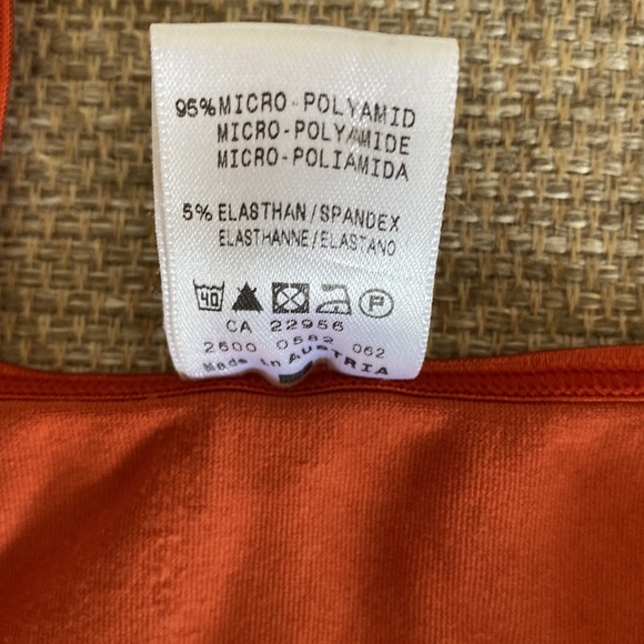NWOT HANRO seamless burnt orange cami tank top XS - Picture 3 of 4